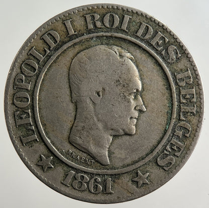 1861 Belgium 20 Centimes Coin | Collectable Grade