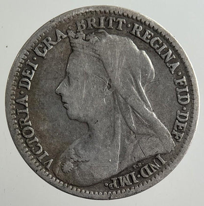 1897 Victoria Threepence Silver Coin | Fine Collectable Grade