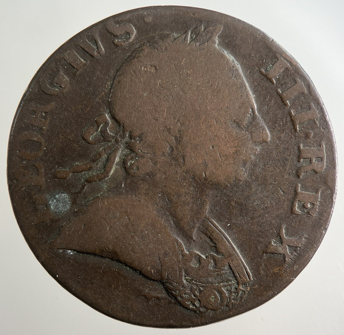 1777 George III 3rd Half-Penny Coin | Collectable Grade