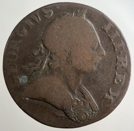 1777 George III 3rd Half-Penny Coin | Collectable Grade