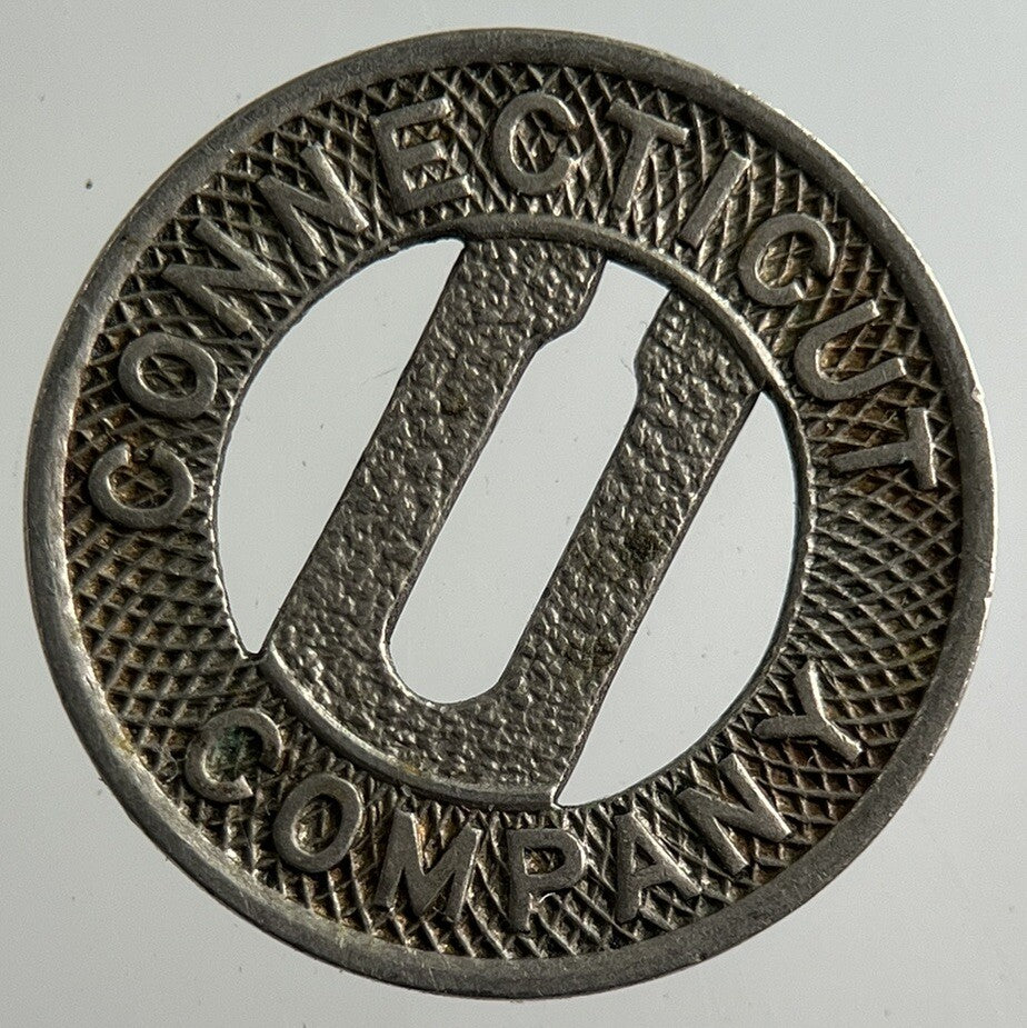 US USA Connecticut Company Transport Fare Token Coin | Collectable Grade