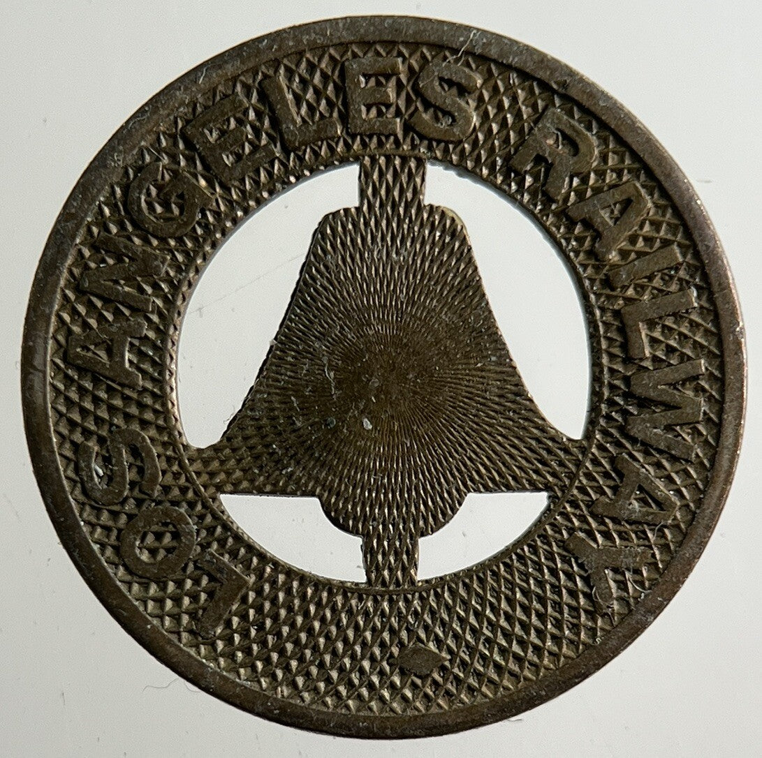 US USA Los Angeles Railway Transport Fare Token Coin | Collectable Grade