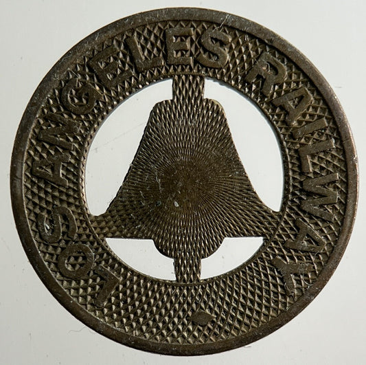 US USA Los Angeles Railway Transport Fare Token Coin | Collectable Grade