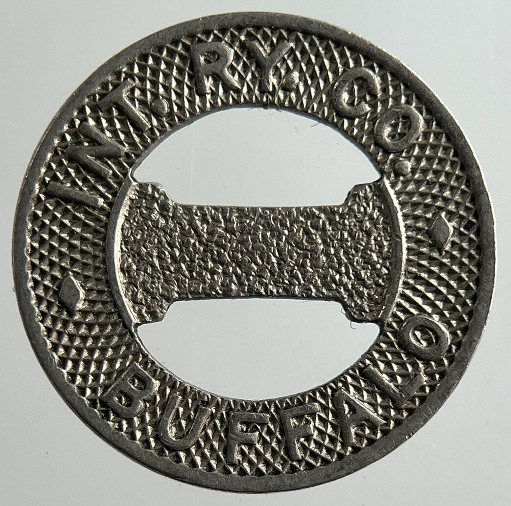 US USA Int Ry Co Buffalo Transport Fare Token Coin | Collectable Grade