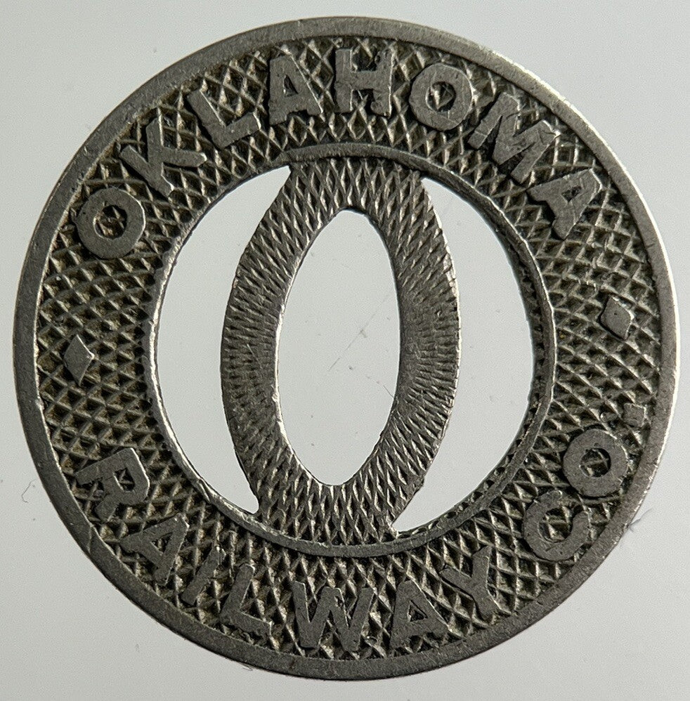 US USA Oklahoma Railway Transport Fare Token Coin | Collectable Grade