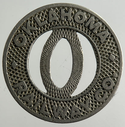 US USA Oklahoma Railway Transport Fare Token Coin | Collectable Grade