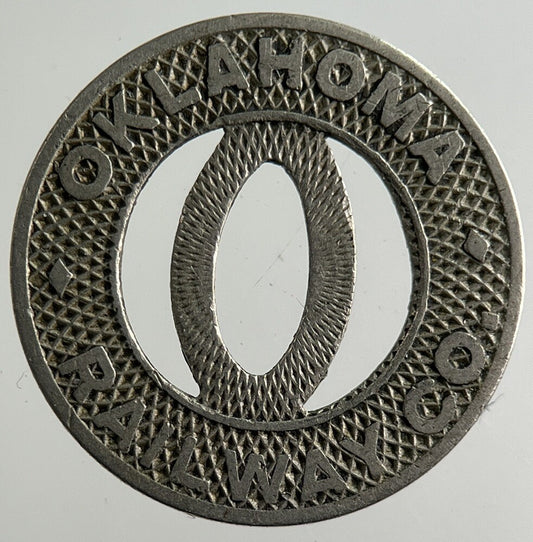 US USA Oklahoma Railway Transport Fare Token Coin | Collectable Grade