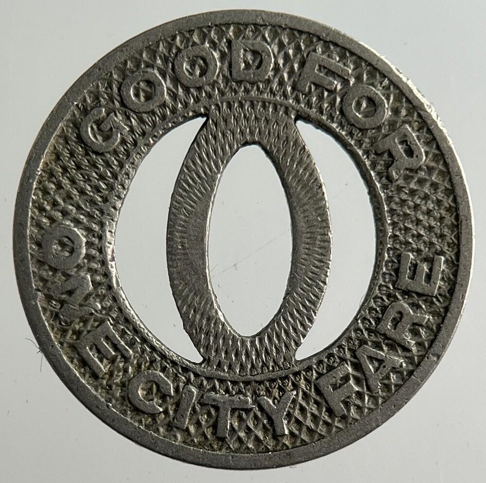 US USA Oklahoma Railway Transport Fare Token Coin | Collectable Grade