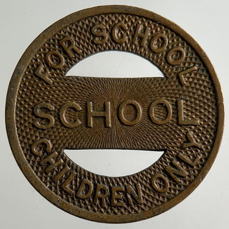 US USA Porto Rico School Transport Fare Token Coin | Collectable Grade