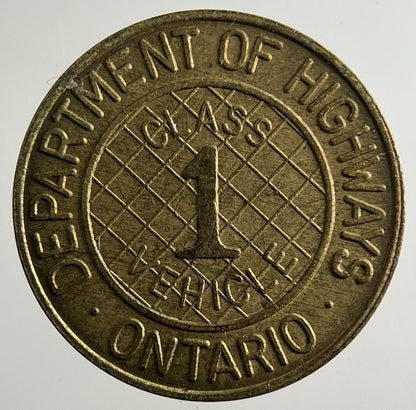 Canada Ontario Transport Fare Token Coin | Collectable Grade