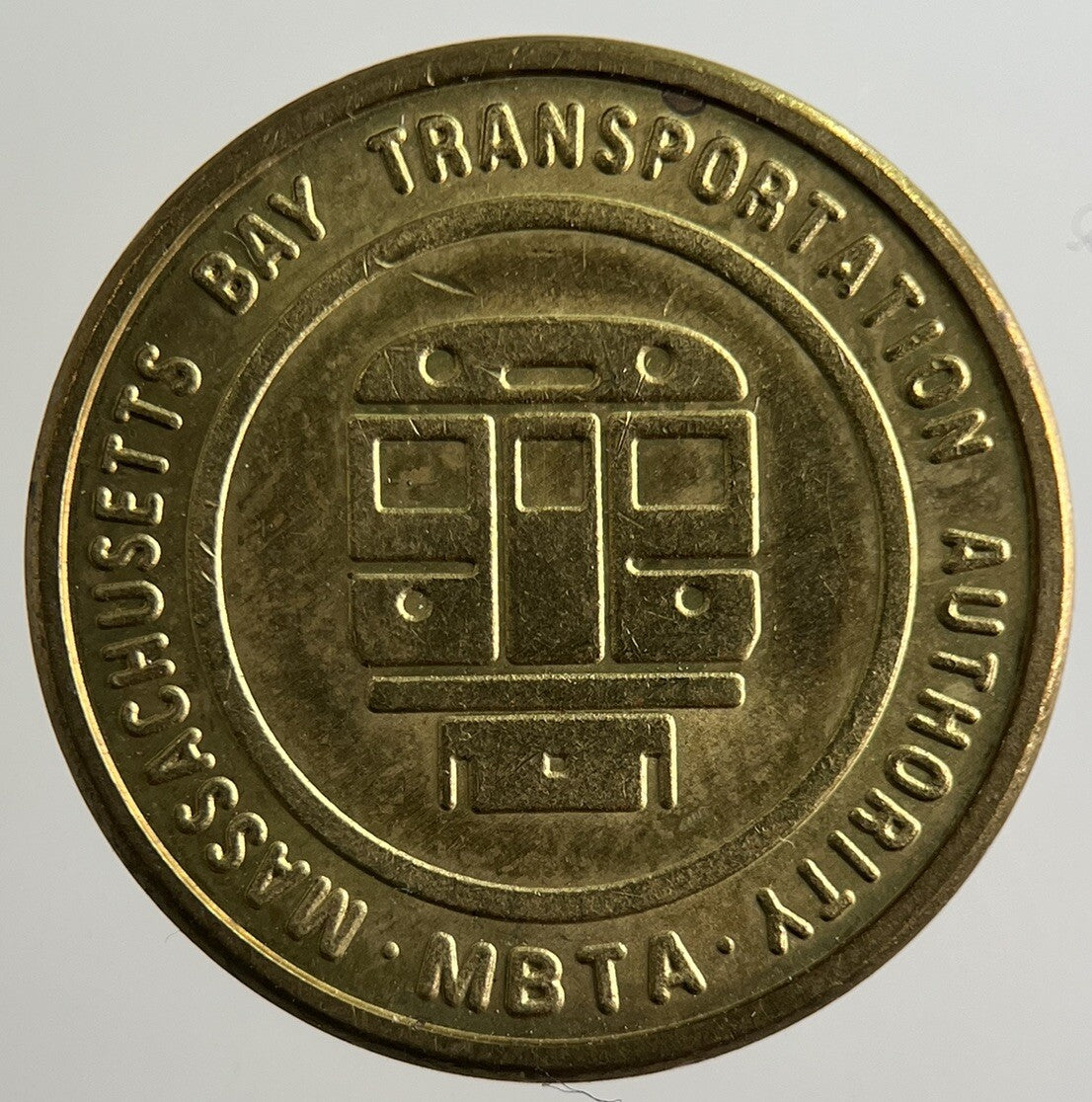 US USA Massachusetts Railway Transport Fare Token Coin | Collectable Grade
