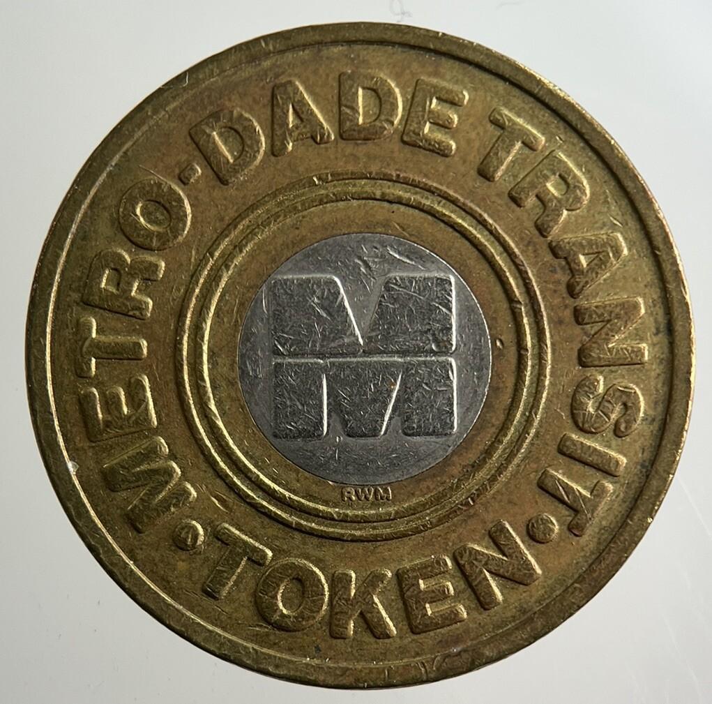 US USA Florida Metro-Dade Transport Fare Token Coin | Collectable Grade