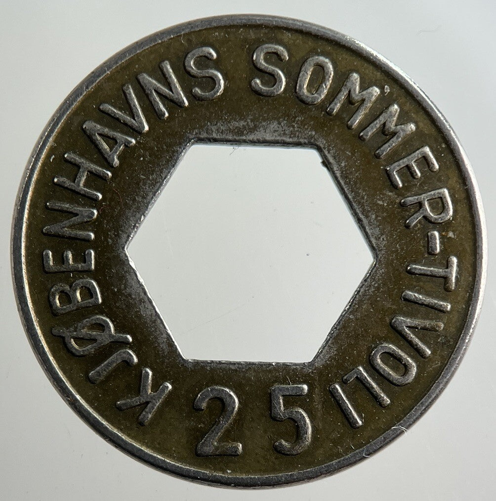 Denmark Sommer-Tivoli 25 Token Coin | Collectable Grade