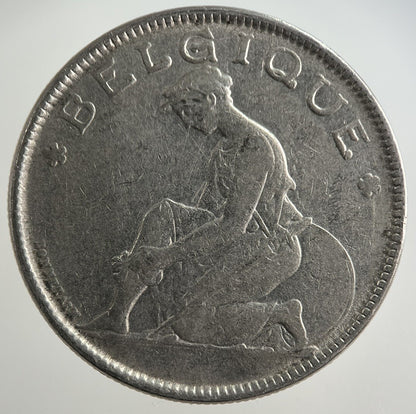 1923 Belgium 2 Francs Coin | Fine Collectable Grade
