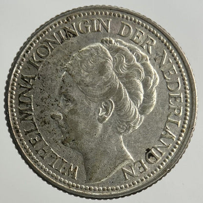 1941 Netherlands 25 Cents Silver Coin | Fine Collectable Grade