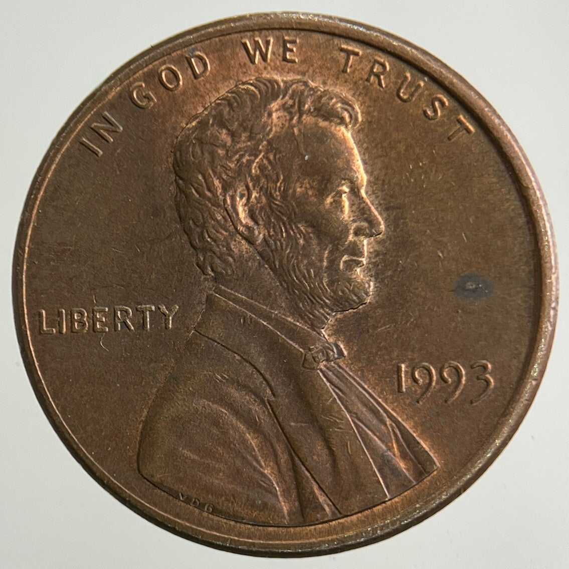1993 US USA Lincoln One Cent Coin | Fine Collectable Grade