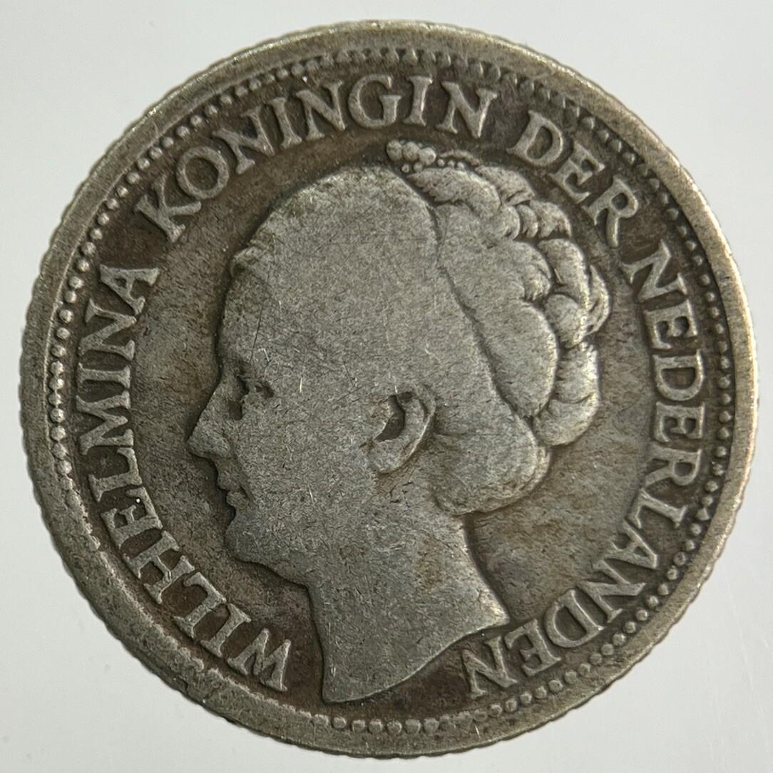 1944 Netherlands 1/4 Gulden Silver Coin | Fine Collectable Grade