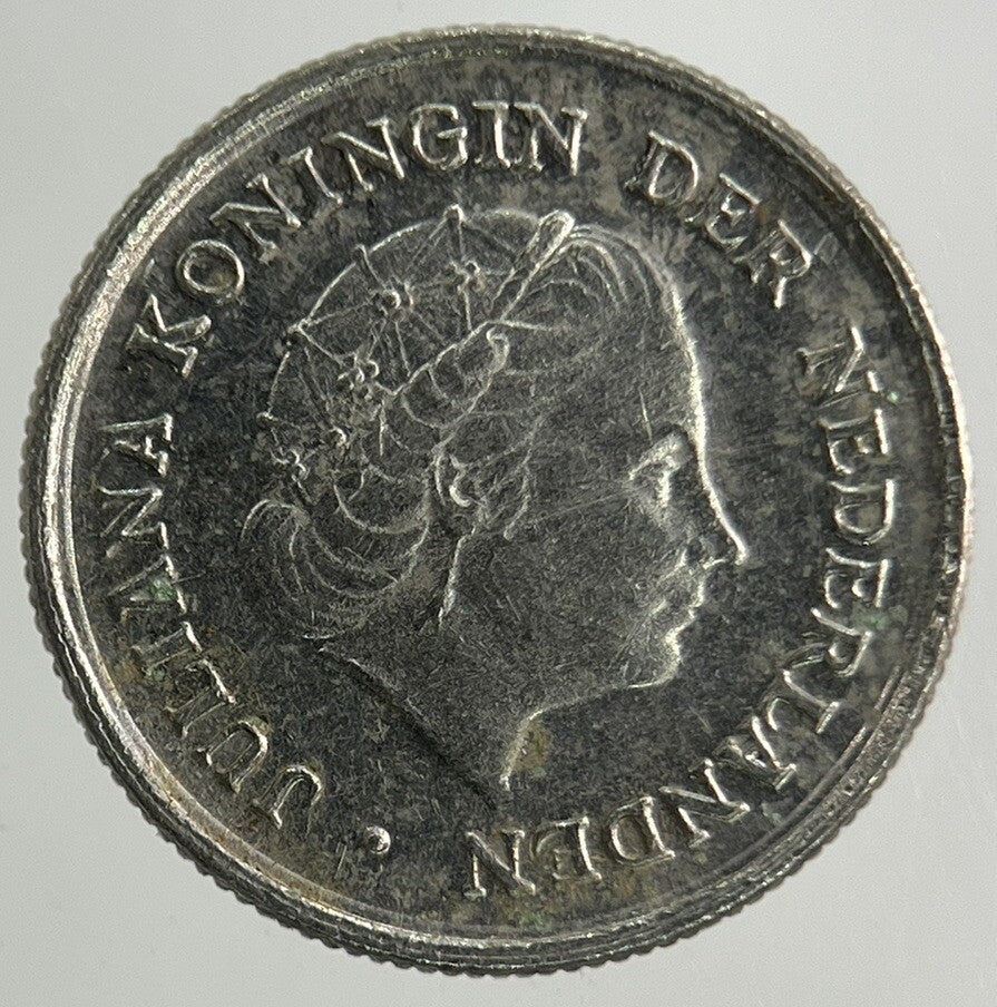 1980 Netherlands 10 Cents Coin | Fine Collectable Grade