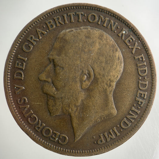 1914 George V One Penny Coin | Collectable Grade
