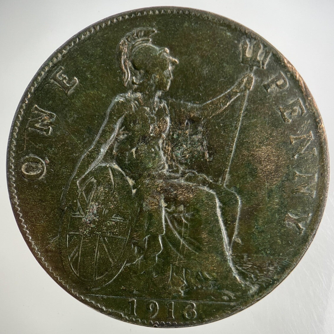 1913 George V One Penny Coin | Fine Collectable Grade