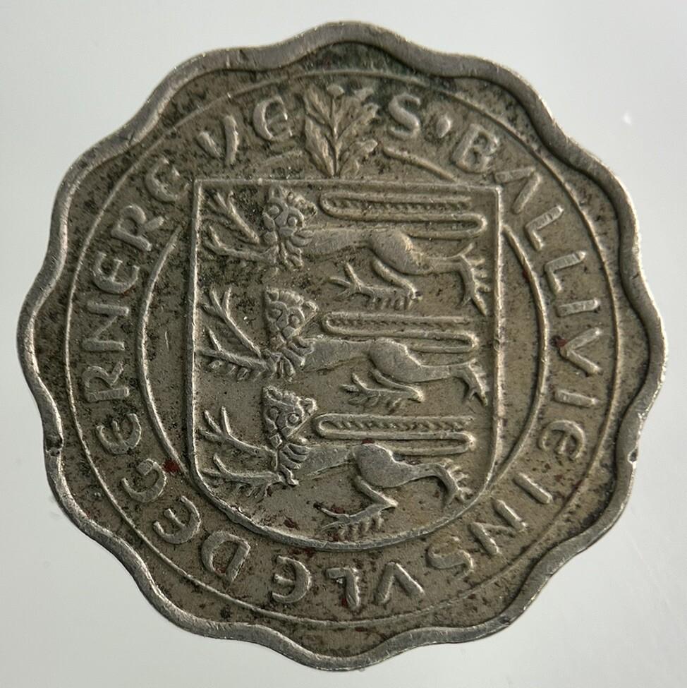 1959 Guernsey Three-Pence Coin | Fine Collectable Grade