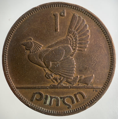 1943 Irish One Penny Coin | Fine Collectable Grade
