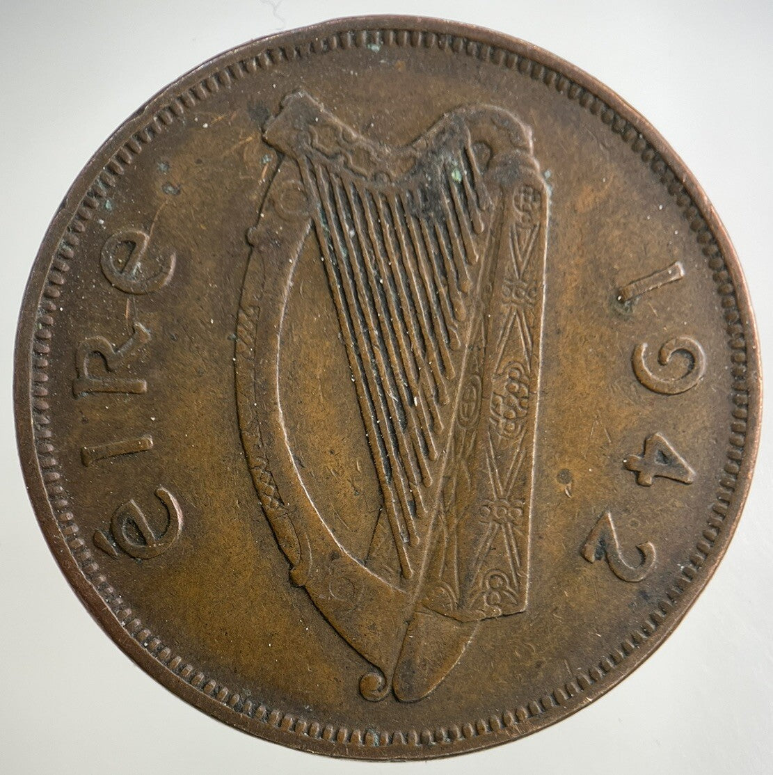 1942 Irish One Penny Coin | Fine Collectable Grade