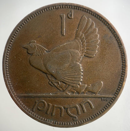 1935 Irish One Penny Coin | Fine Collectable Grade