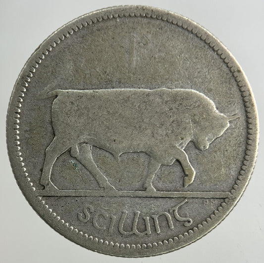 1928 Irish Shilling Silver Coin | Collectable Grade