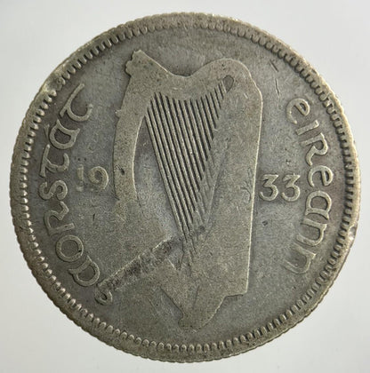 1933 Irish Shilling Silver Coin | Collectable Grade