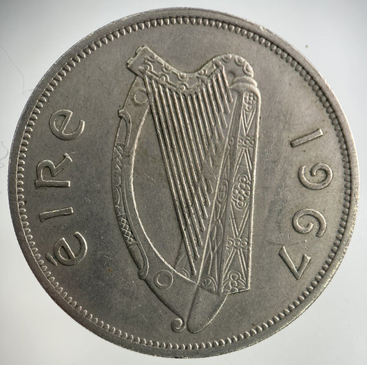 1967 Irish Half-Crown Coin | Very High Grade