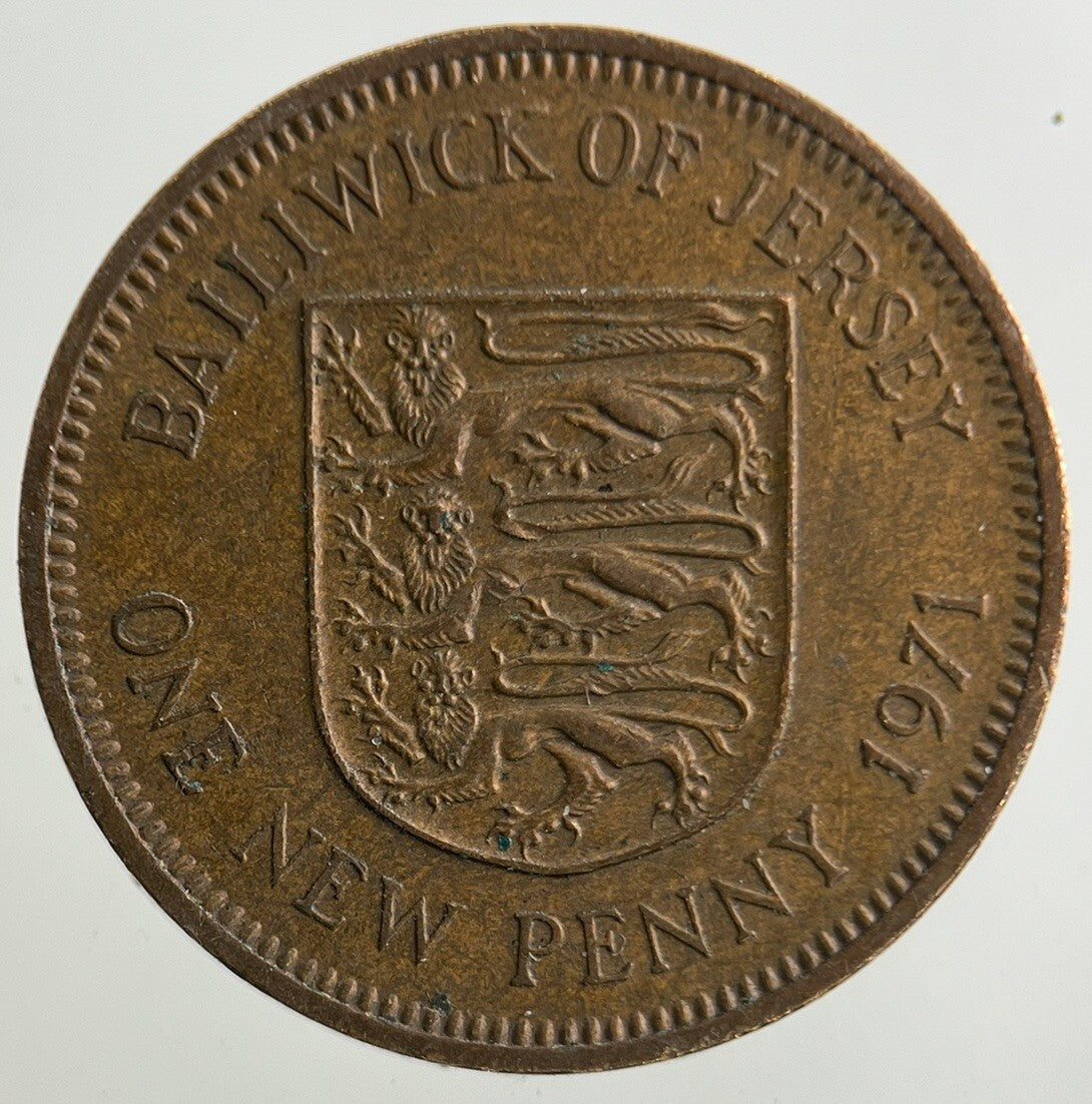 1971 Jersey One Penny Coin | Very High Grade