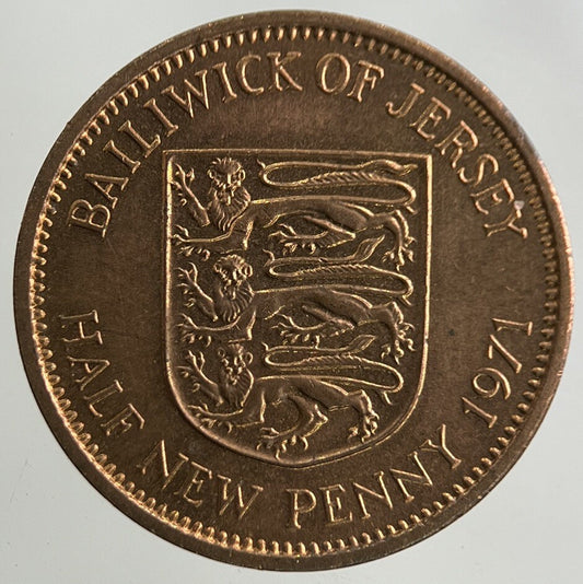 1971 Jersey Half-Penny Coin | Very High Grade