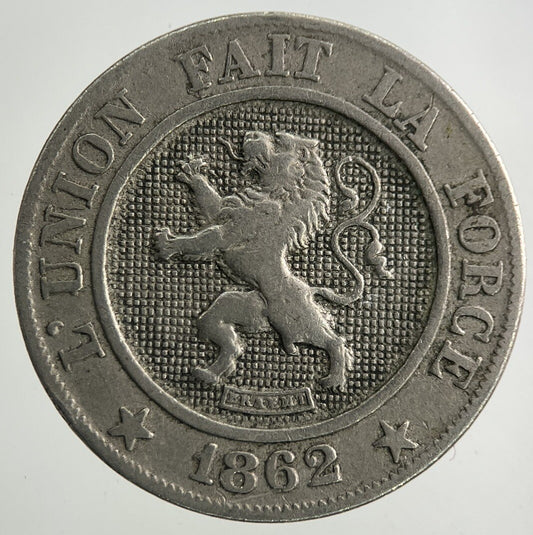 1862 Belgium 10 Centimes Coin | Collectable Grade