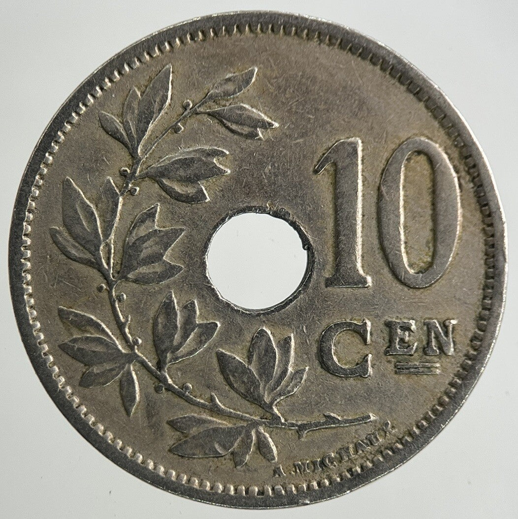 1926 Belgium 10 Centimes Coin | Fine Collectable Grade