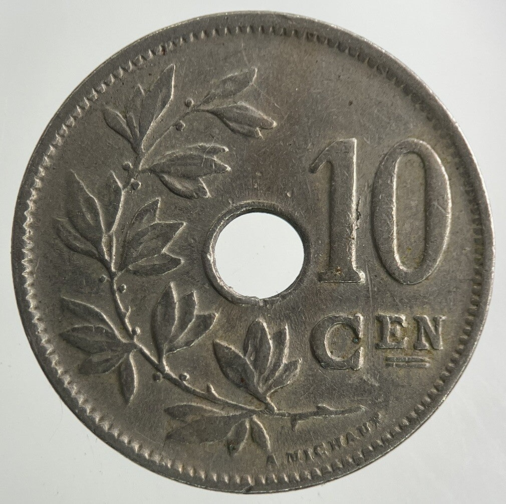 1929 Belgium 10 Centimes Coin | Fine Collectable Grade
