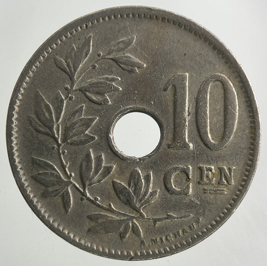 1929 Belgium 10 Centimes Coin | Fine Collectable Grade
