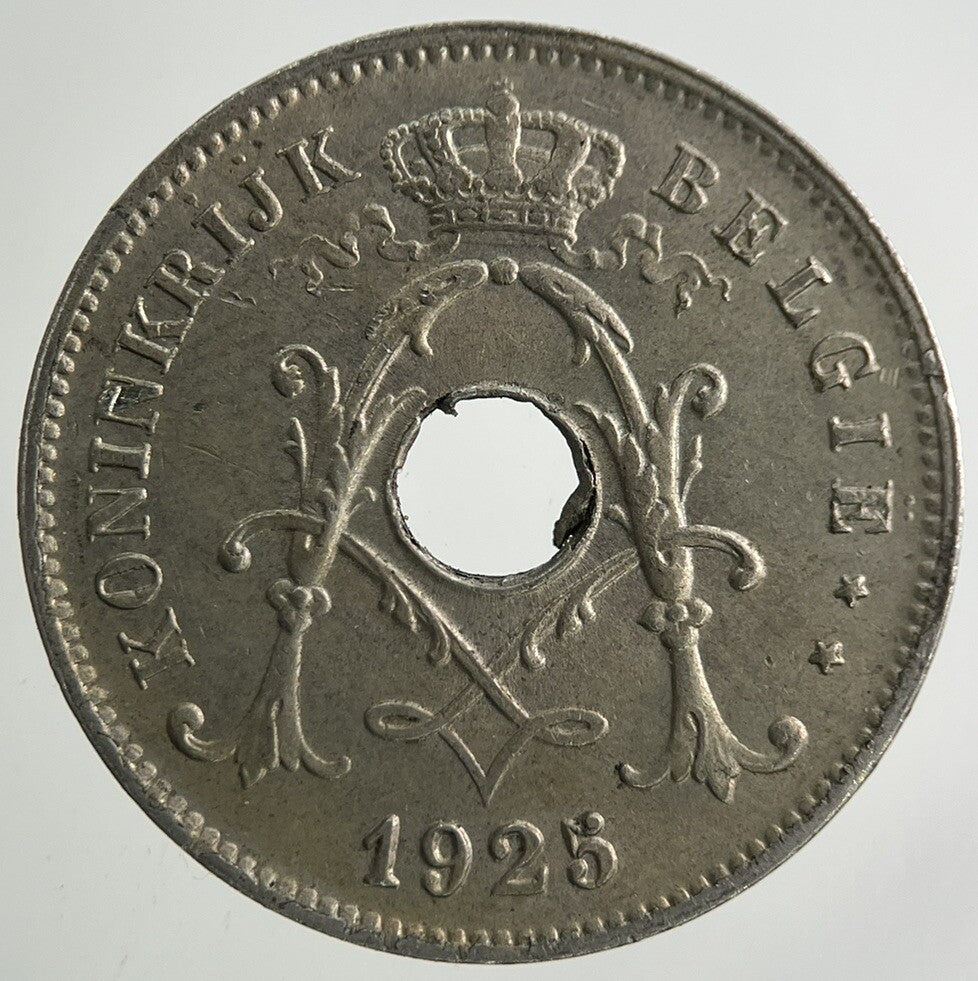 1925 Belgium 10 Centimes Coin | Fine Collectable Grade