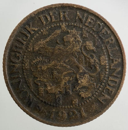 1921 Netherlands 1 Cent Coin | Collectable Grade