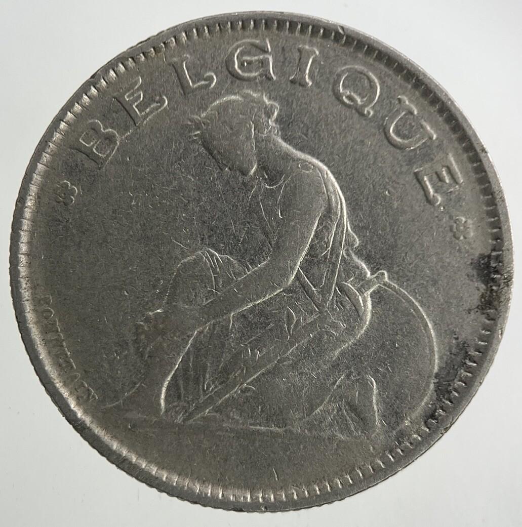 1922 Belgium 1 Franc Coin | Fine Collectable Grade