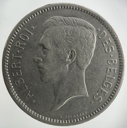 1930 Belgium 5 Francs Coin | Collectable Grade