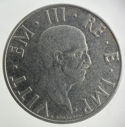 1940 Italy 2 Lira Coin | Fine Collectable Grade