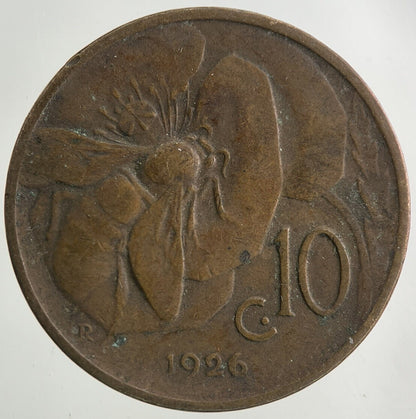 1926 Italy 10 Centesimi Coin | Collectable Grade