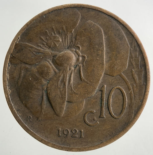 1921 Italy 10 Centesimi Coin | Collectable Grade