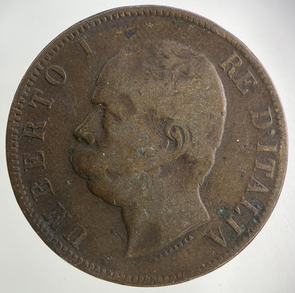 1893 Italy 10 Centesimi Coin | Collectable Grade
