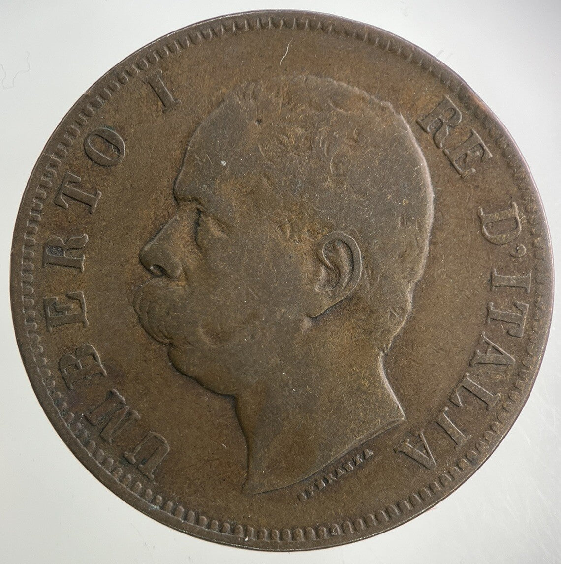 1893 Italy 10 Centesimi Coin | Collectable Grade