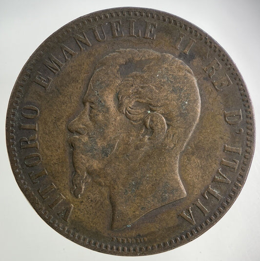1867 Italy 10 Centesimi Coin | Collectable Grade