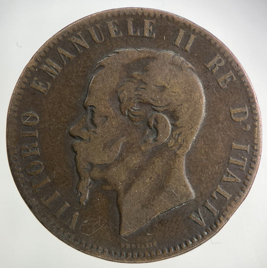 1866 Italy 10 Centesimi Coin | Collectable Grade