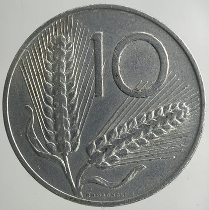 1955 Italy 10 Lira Coin | Fine Collectable Grade