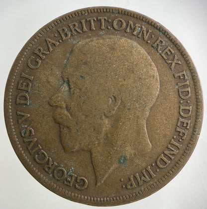 1919 George V One Penny Coin | Collectable Grade
